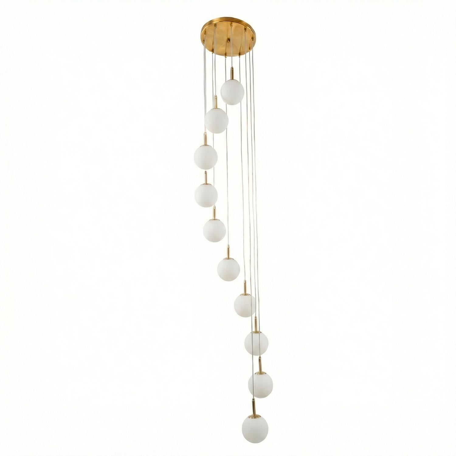 COLGANTE MIREIA 10 LUCES 200X50X50 CM