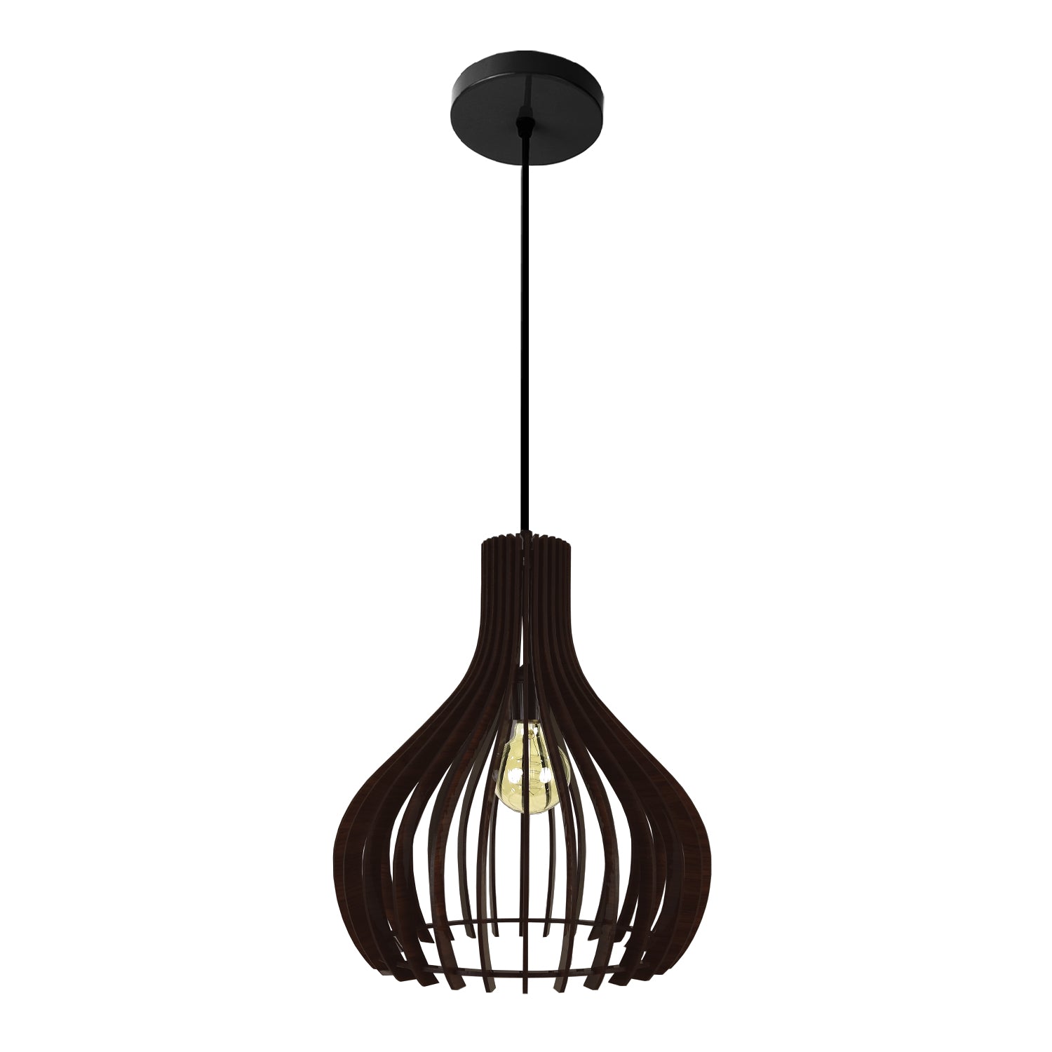 COLGANTE ARTISTIC ODIN NOGAL 410X380MM