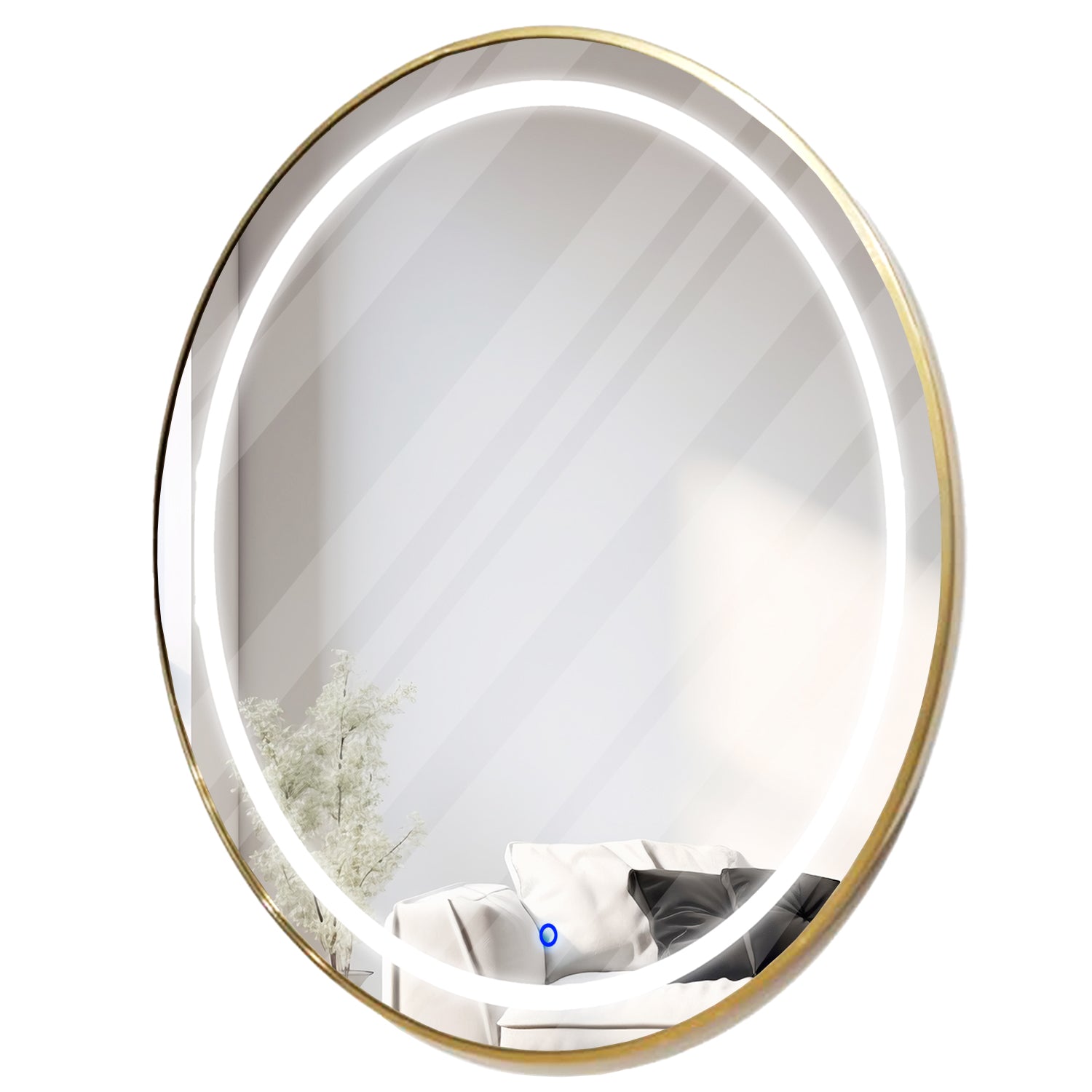 ESPEJO METALICO APOLO 79,5 X 79,5 X 2,8 CM LED TOUCH